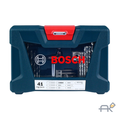 Набор V-LINE из 41 предмета от BOSCH в пластиковом кейсе. 2607017396 